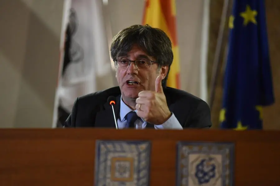 Carles Puigdemont (foto L'Unione Sarda - Calvi)