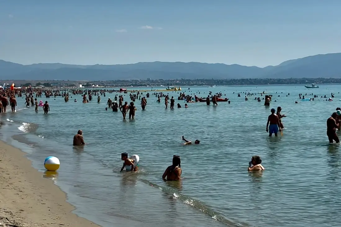 Bagnanti al Poetto