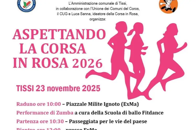 Locandina dell'evento a Tissi (foto concessa)