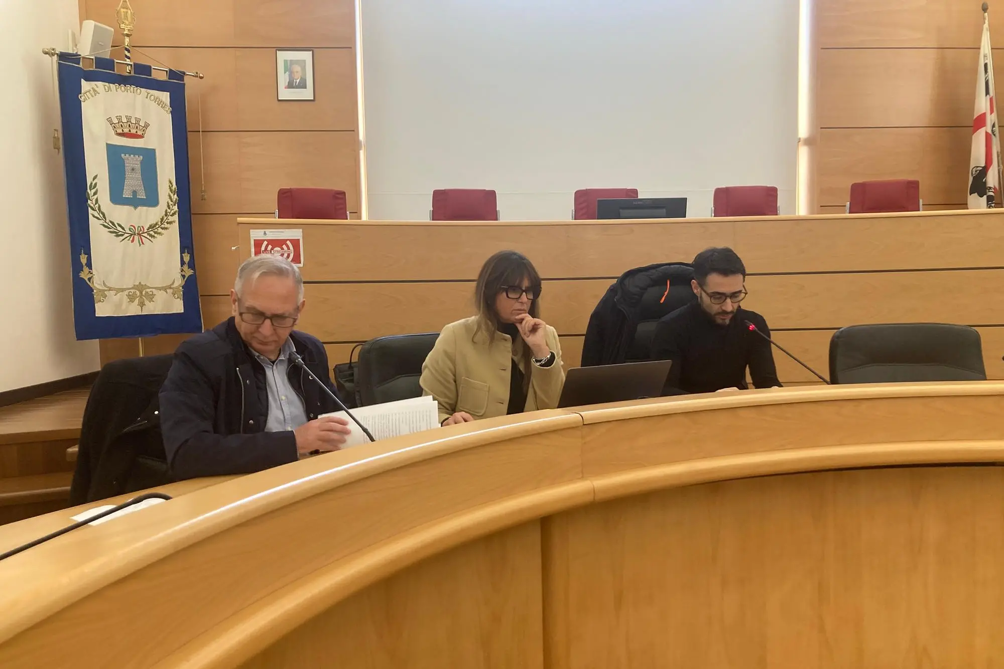 La commissione Urbanistica a Porto Torres (foto Pala)