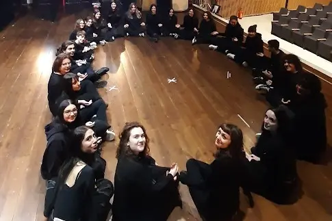 Le allieve e gli allievi della scuola