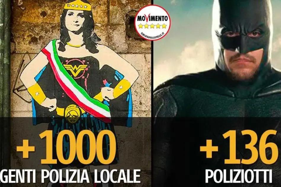 L'immagine pubblicata dal Movimento 5 Stelle