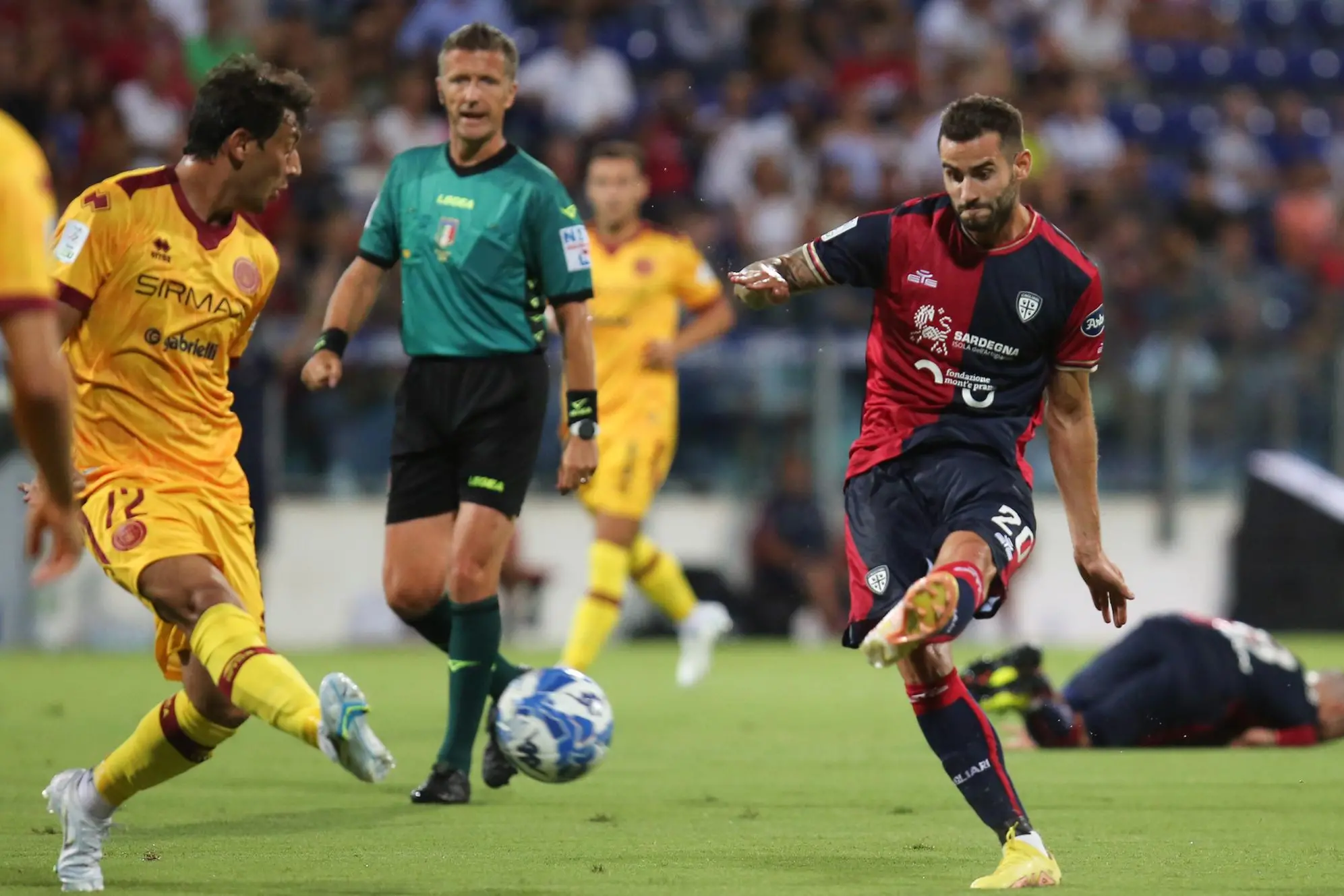Pereiro in azione col Cittadella (Archivio L'Unione Sarda)