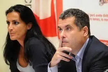 Francesca Barracciu e Silvio Lai