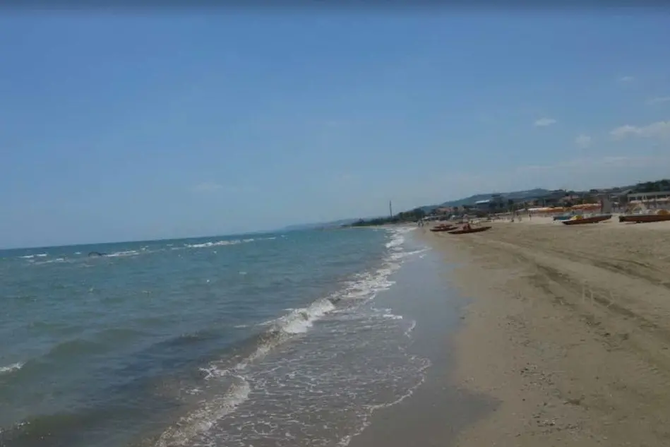 La spiaggia di Giulianova (foto Google Maps)