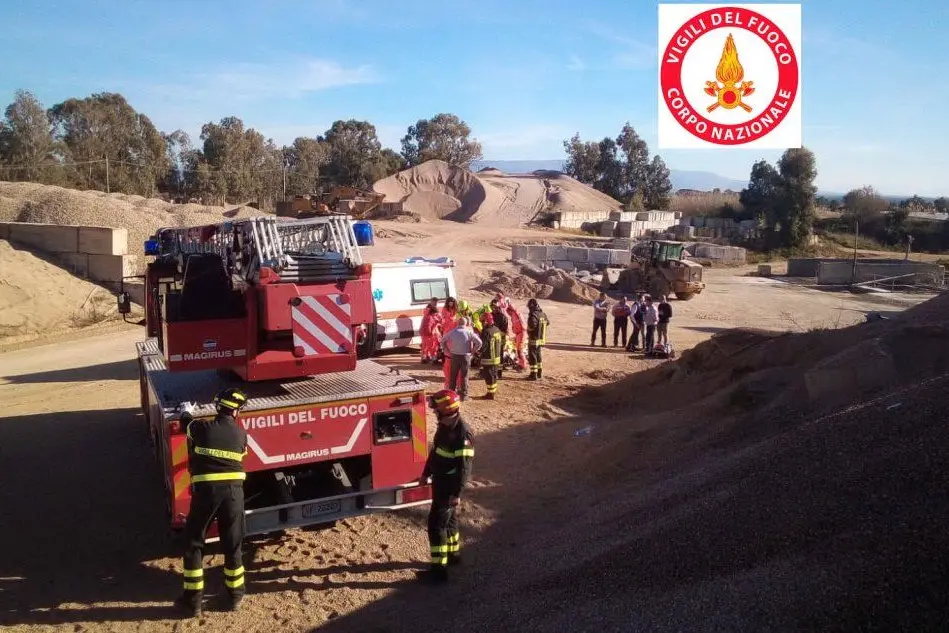 I soccorsi (foto vigili del fuoco)