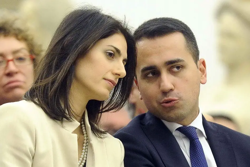 Di Maio con Virginia Raggi