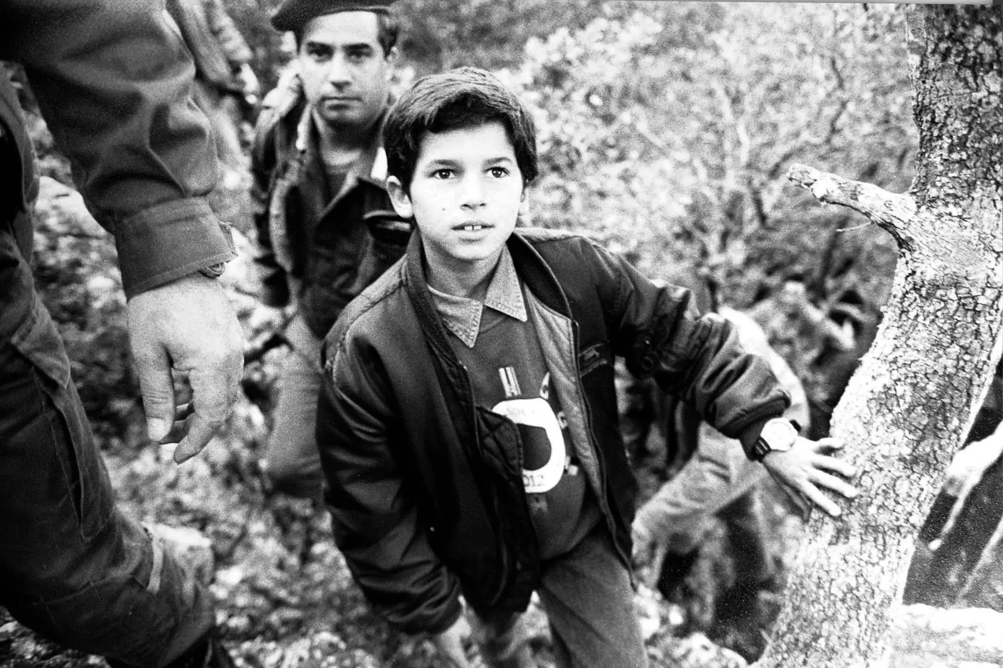 FAROUK KASSAM DURANTE IL SOPRALLUOGO NEL MONTALBO DI LULA NEI PRESSI DELLA SUA GROTTA PRIGIONE. (FOTO UNIONE SARDA/ANTONIO SATTA).
