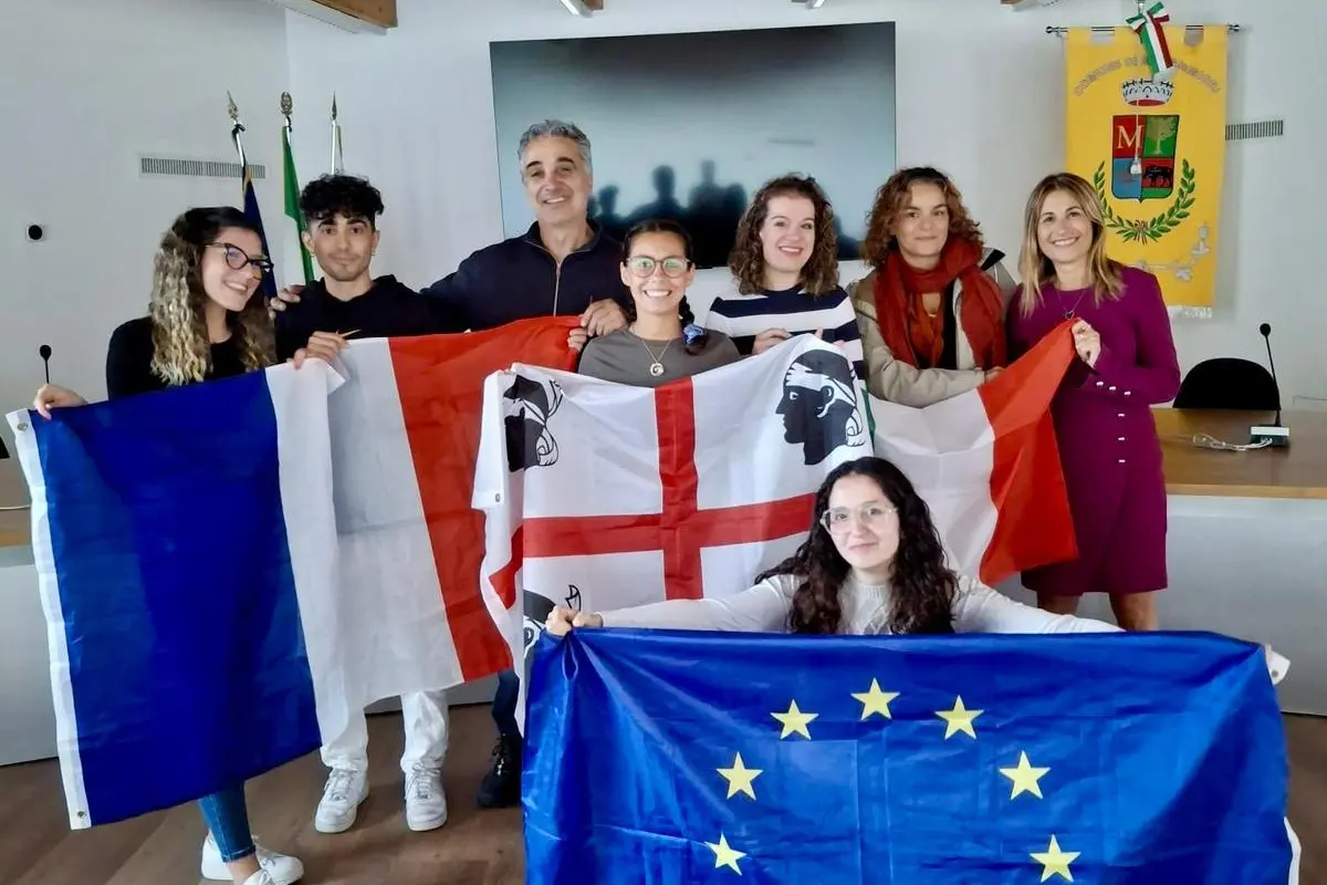 I giovani che hanno partecipato al progetto del Comune di Morgongiori (foto concessa)