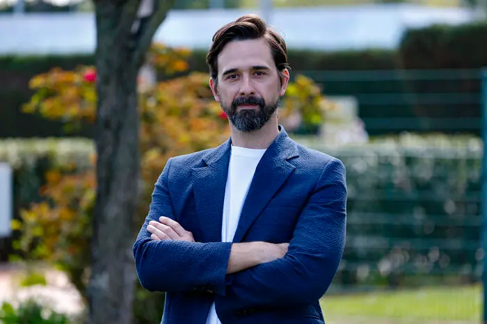 Actor Davide Iacopini during a photocall for the Rai TV series ‘’Costanza’’, Rome 26 March 2025. ANSA/FABIO FRUSTACI