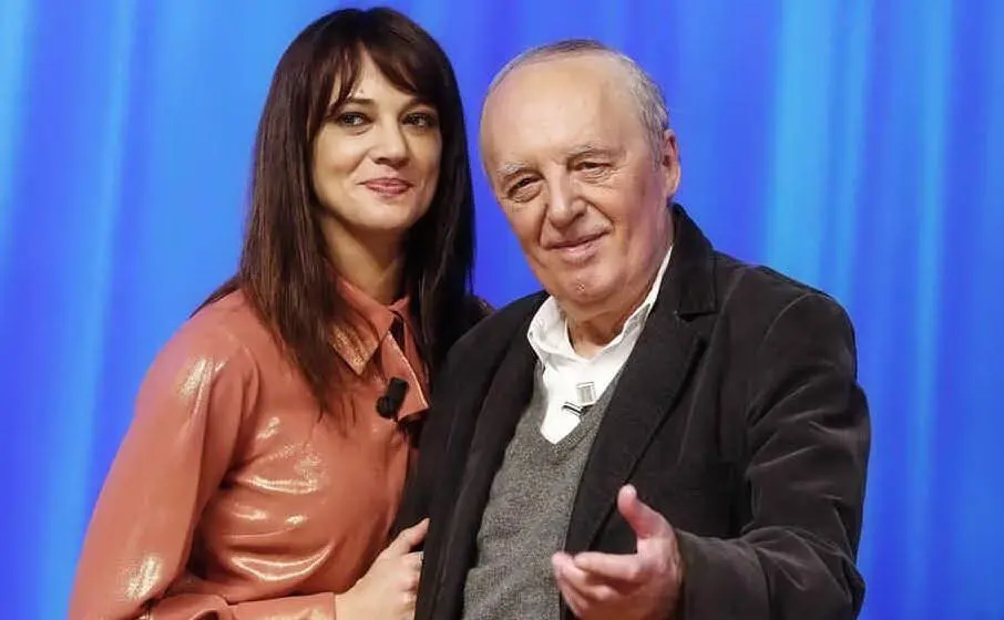 Con la figlia Asia