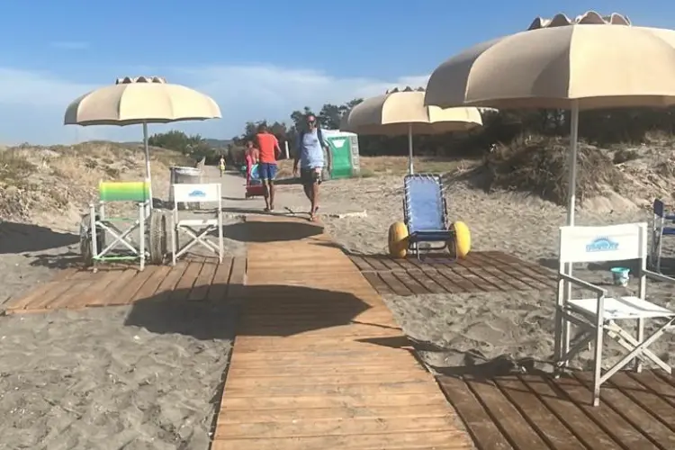 La discesa 8 nel litorale di Sorso (foto concessa)