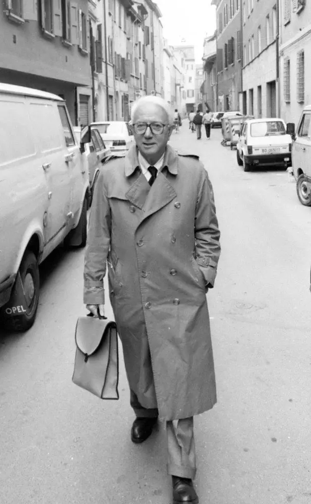 Enzo Biagi a Milano negli anni '70