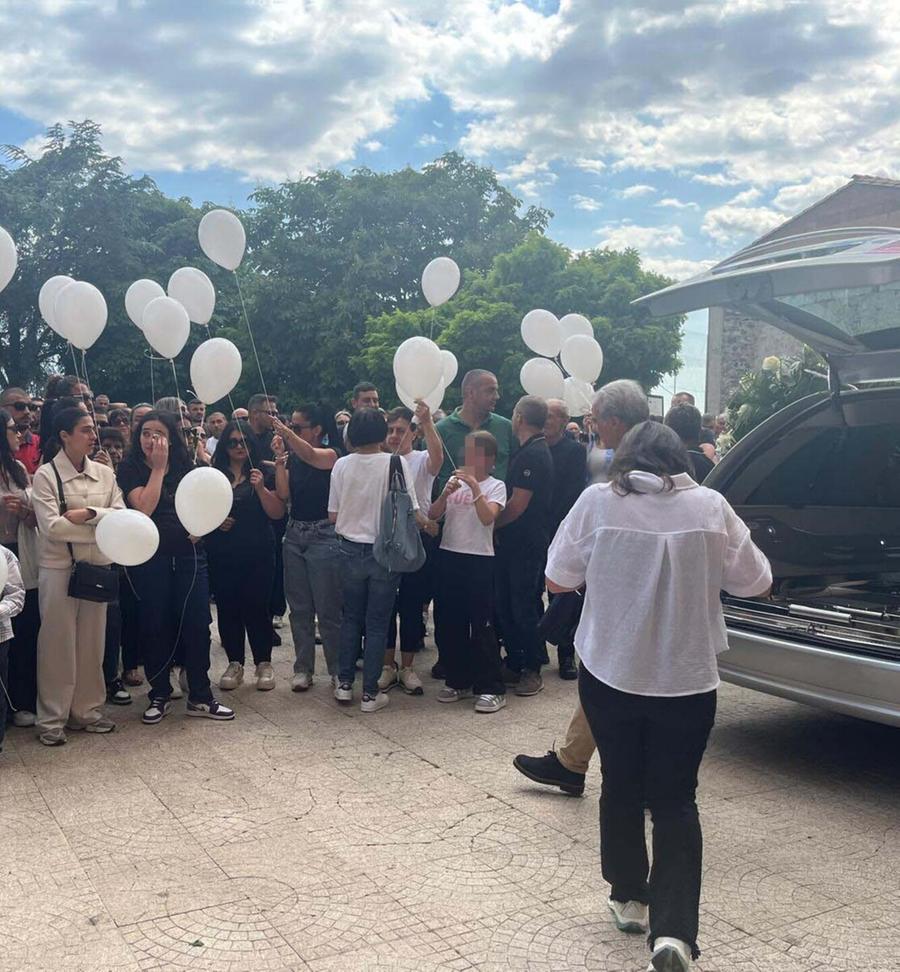 Palloncini per salutare Lorenzo