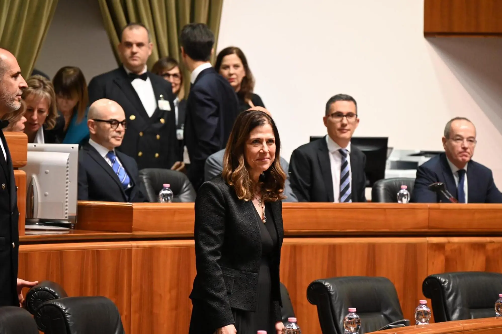 La governatrice della Regione Sardegna Alessandra Todde (foto Ansa)