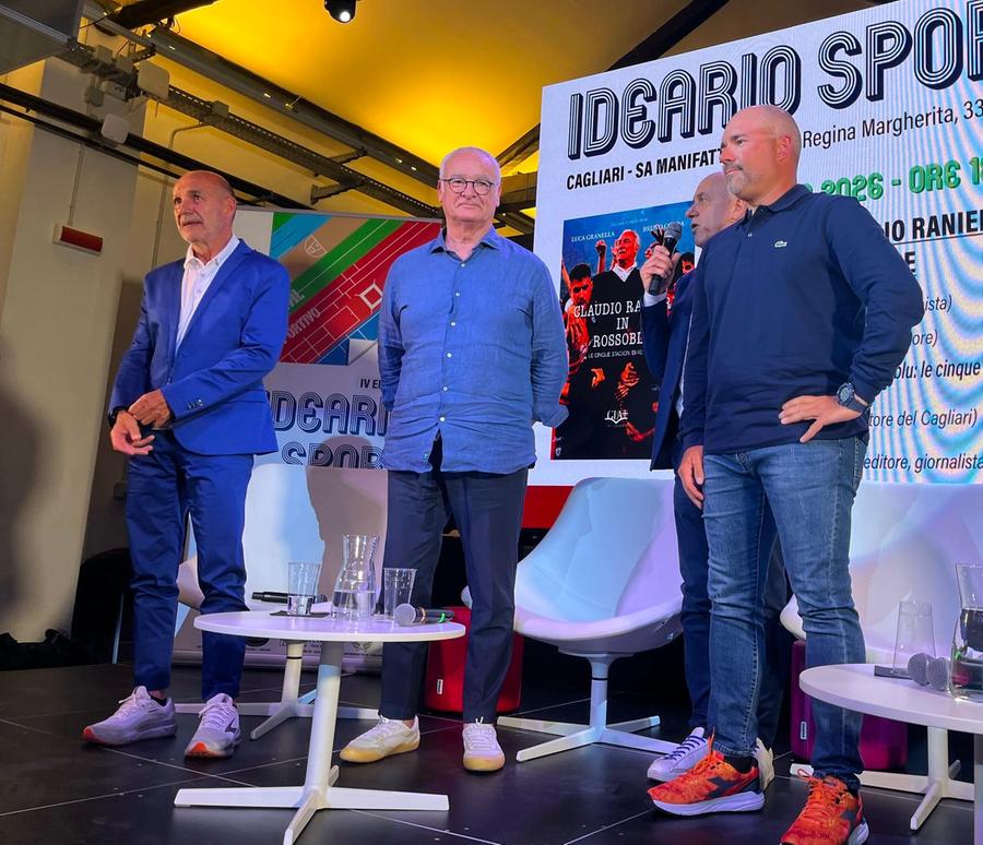 Ranieri torna a Cagliari per la presentazione del libro sulle sue imprese