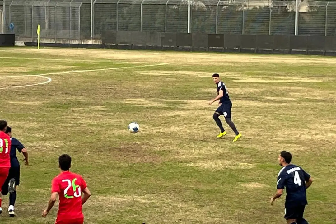 Buschiazzo in azione nel derby col Monastir (foto Ilenia Giagnoni)