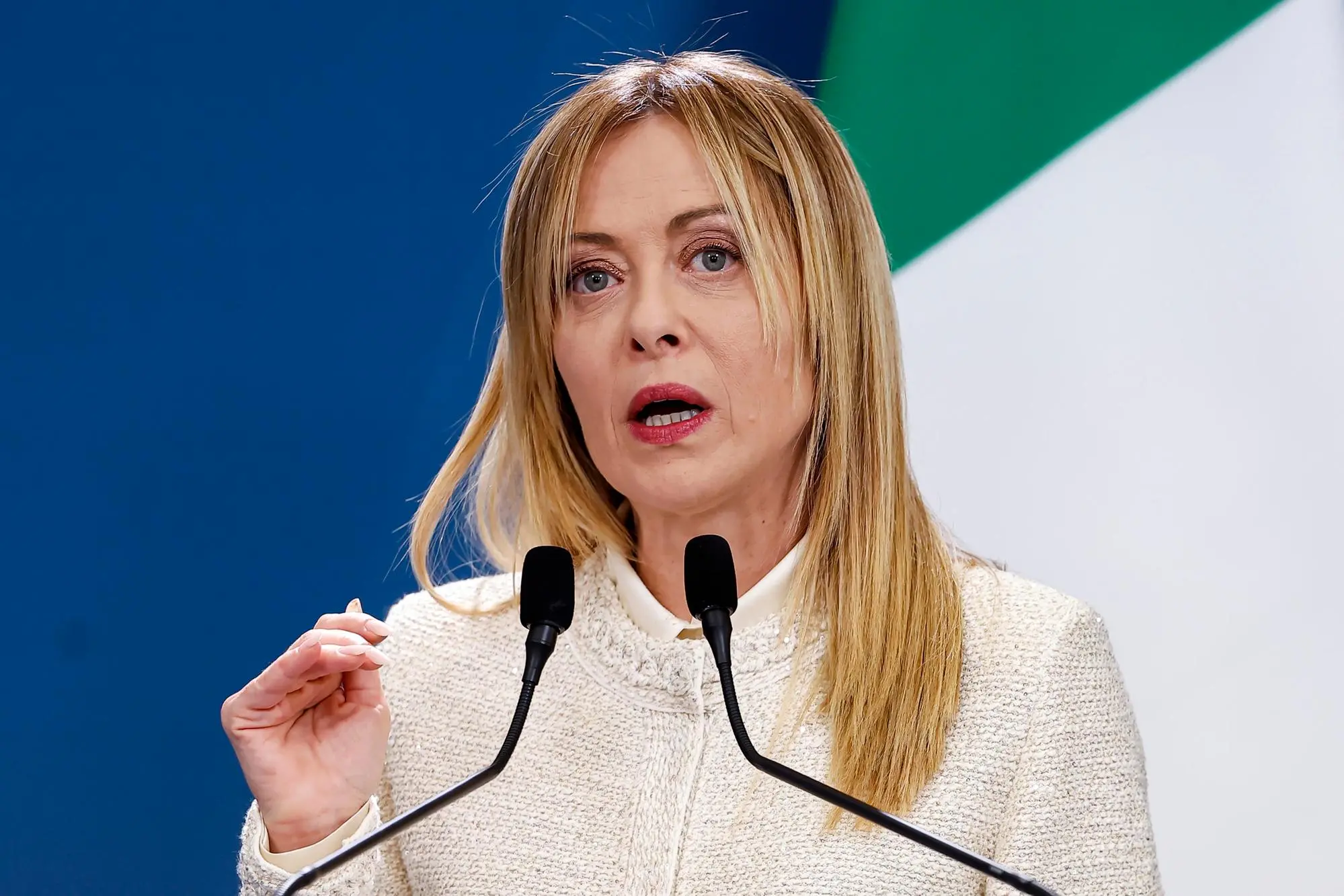 Giorgia Meloni (Ansa)