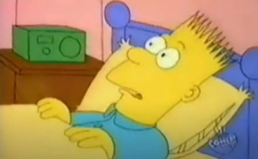 La &quot;prima versione&quot; di Bart (foto Youtube)