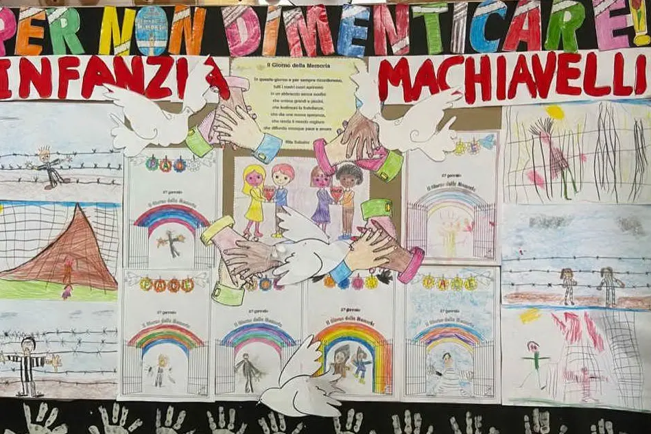 I disegni realizzati dai bambini (L'Unione Sarda - Pinna)