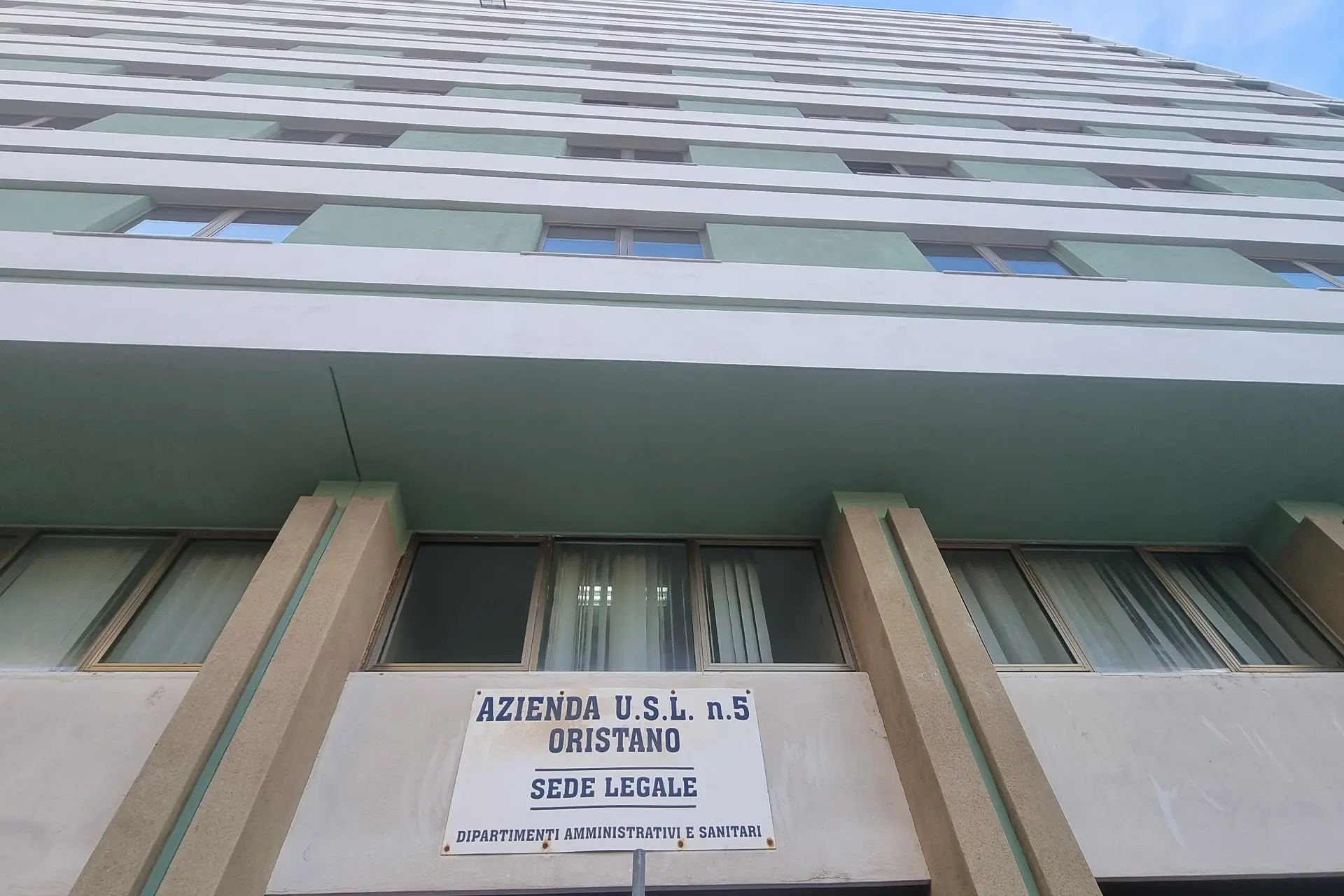 Gli uffici della Asl, in via Carducci ad Oristano (Foto Asl)