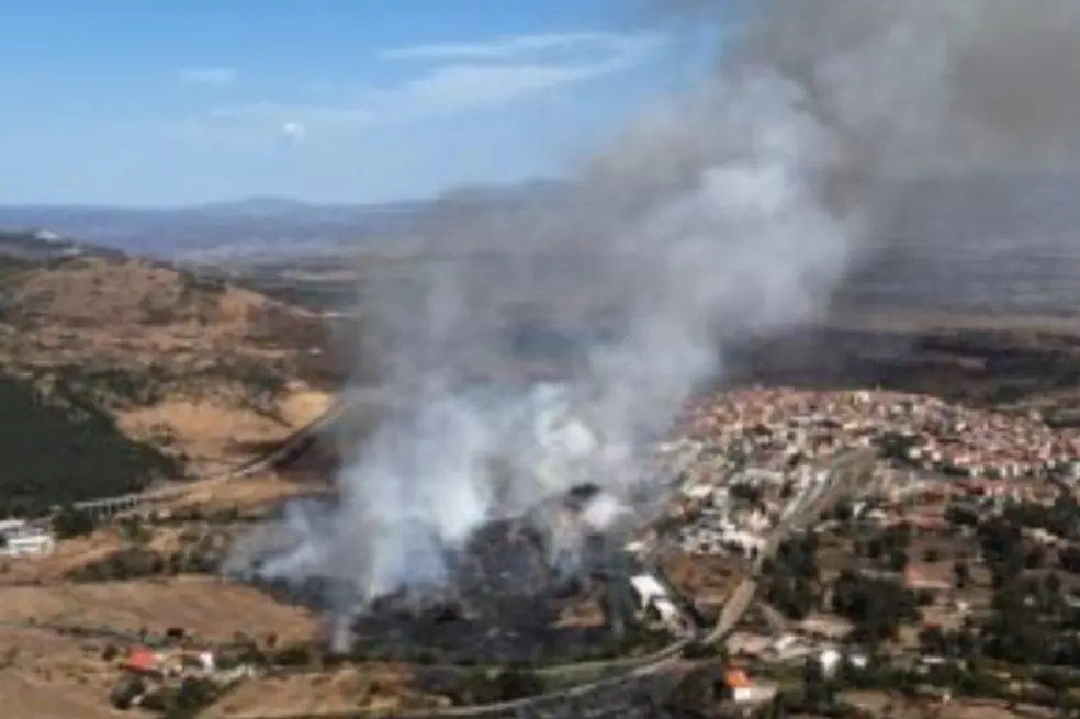 Incendio a Macomer
