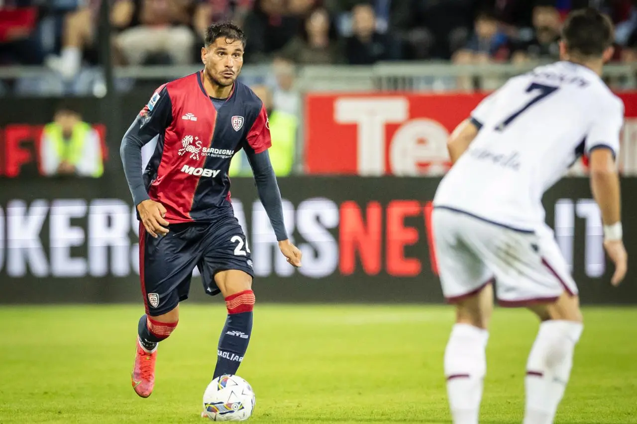 José Luis Palomino (foto Valerio Spano - Cagliari Calcio)