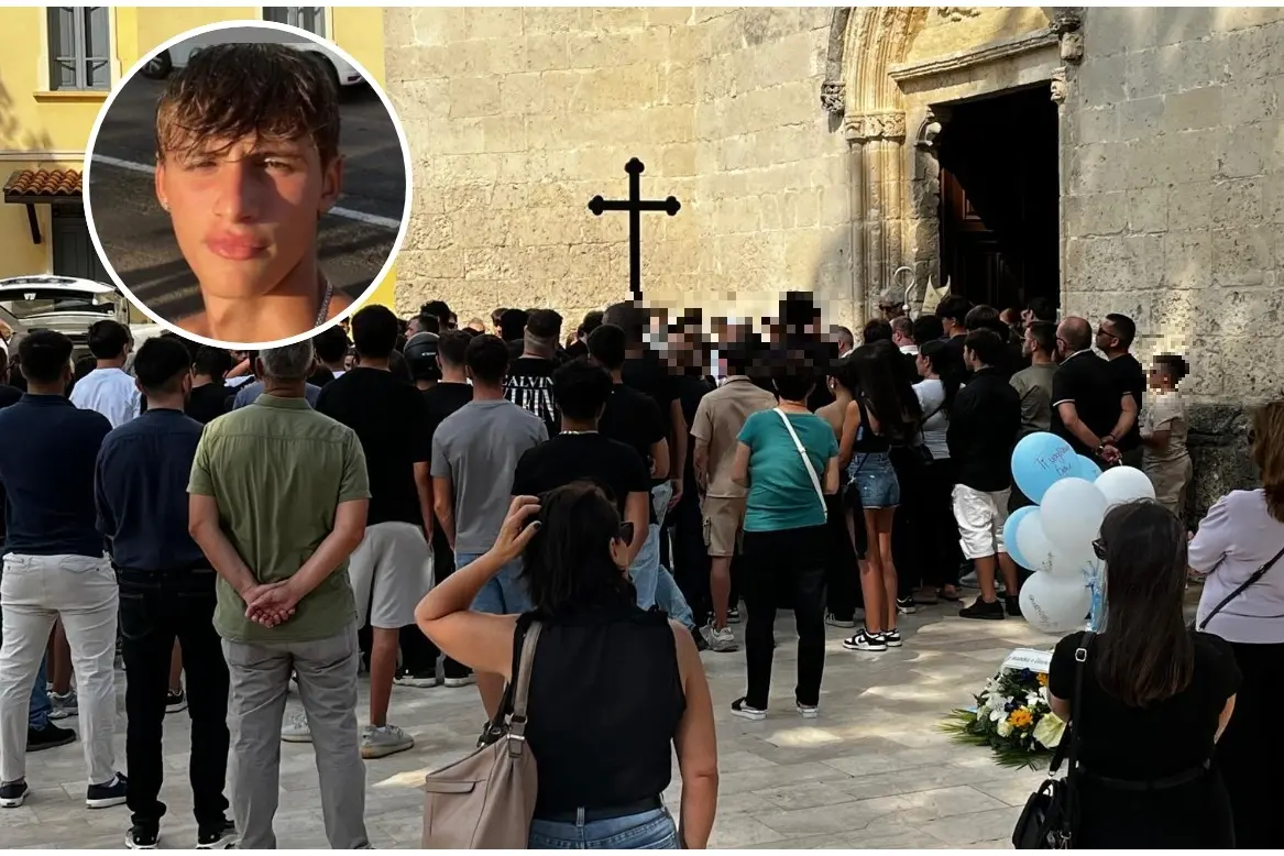I funerali di Mariano Olla (foto Almiento)