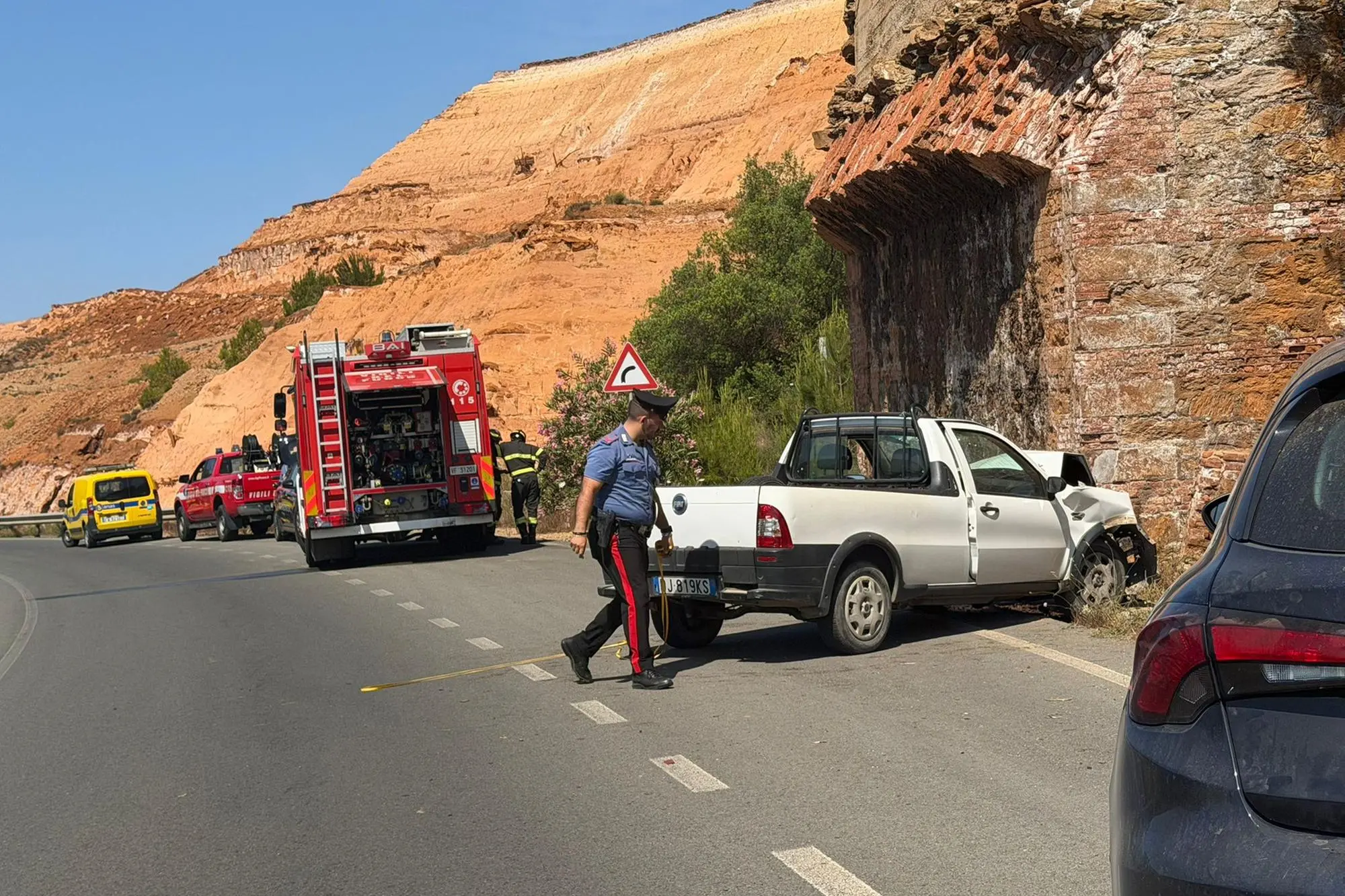Il luogo dell'incidente