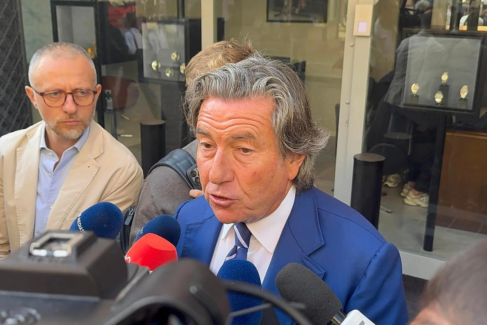 Antonio De Rensis, l'avvocato di Alberto Stasi nel processo Garlasco per l'omicidio di Chiara Poggi, davanti al Tribunale di Pavia, 29 settembre 2026 ANSA / Paolo Torres