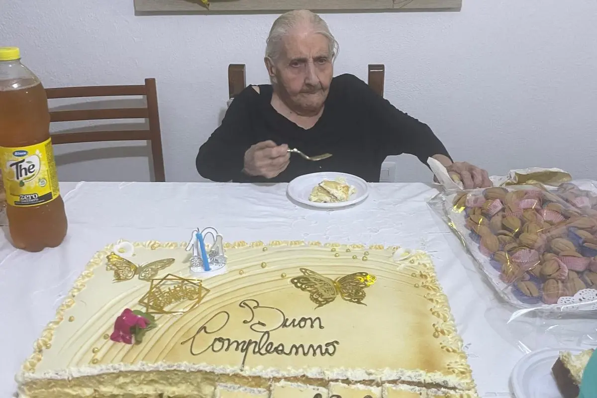 Lucia Murru, 101 anni (foto concessa)