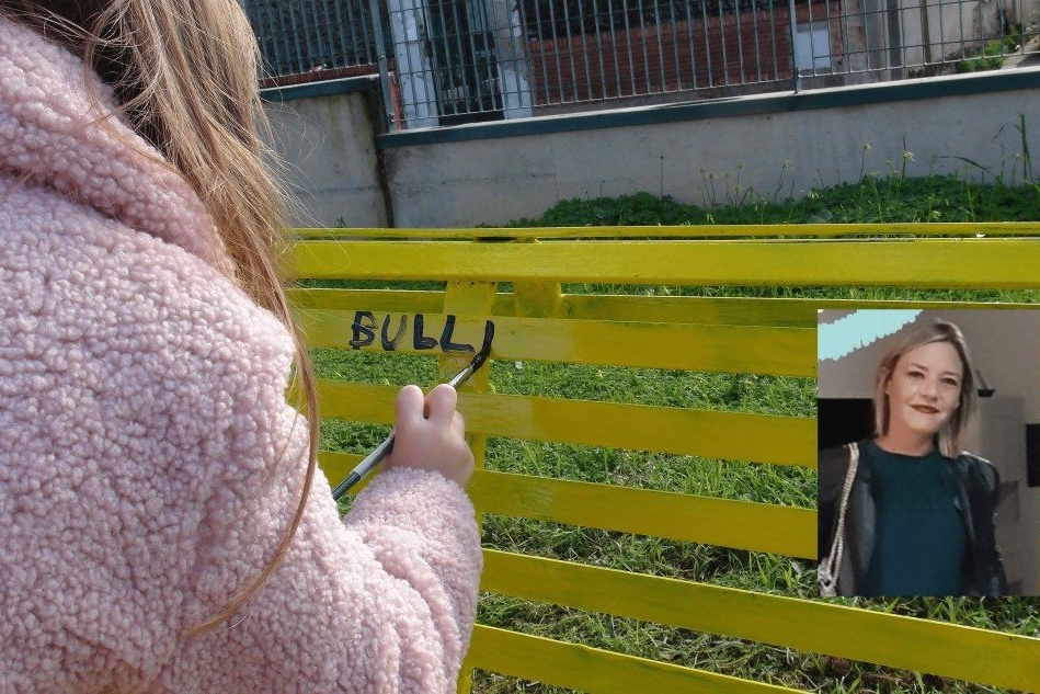 Serdiana: sulla panchina gialla il &quot;No&quot; al bullismo degli alunni delle elementari