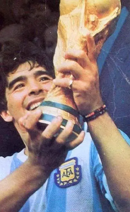 La Coppa del mondo vinta nel 1986 con l'Argentina