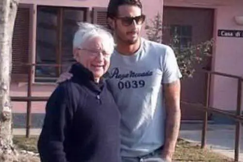 Don Mazzi insieme a Fabrizio Corona