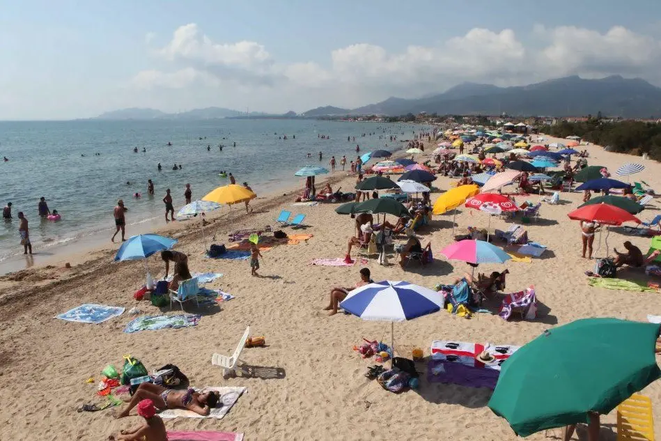 Una spiaggia di Capoterra
