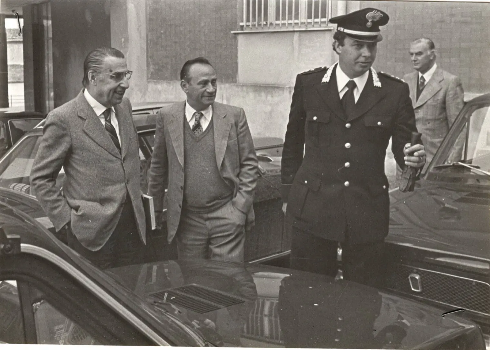 Vincenzo Rosati con il padre di Fabrizio De Andrè