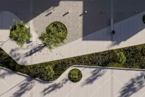 Rendering piazza Marinaru (foto concessa)