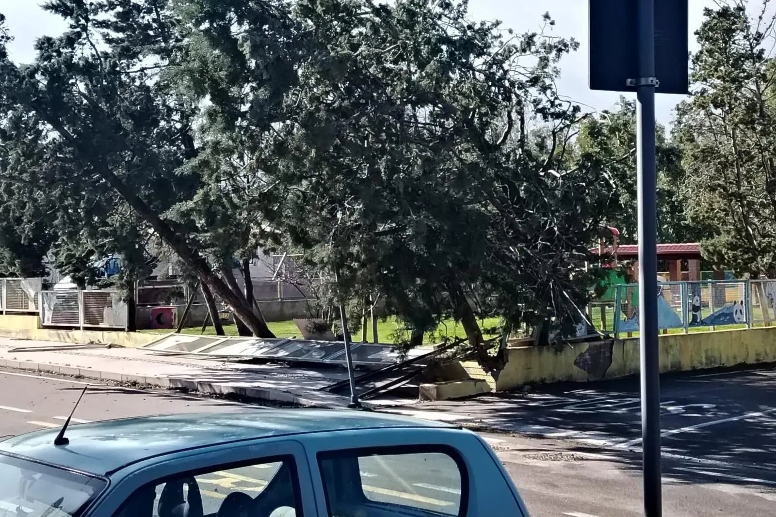 Maltempo a Castiadas (foto Serreli)