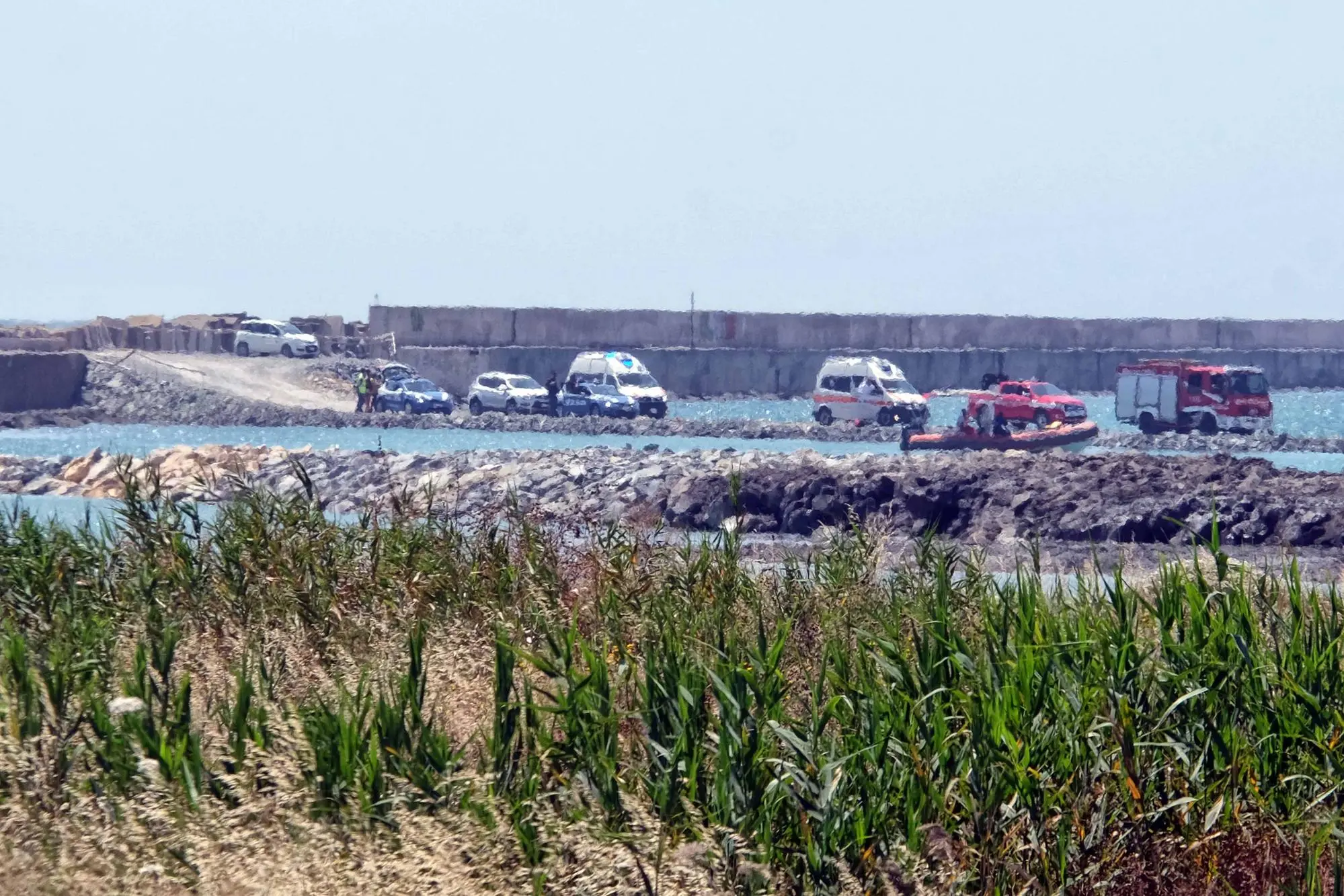 Il luogo della tragedia (foto L'Unione Sarda - Ungari)