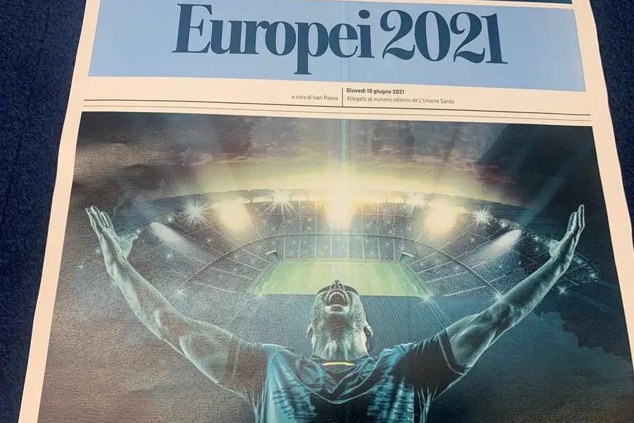 La copertina dello speciale Europei con L'unione Sarda in edicola