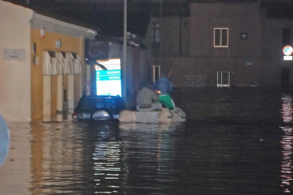 L'alluvione del 2013 a Olbia