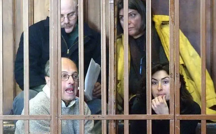 Quattro dei brigatisti condannati: Nadia Desdemona Lioce, Diana Blefari Melazzi, Marco Mezzasalma e Roberto Morandi