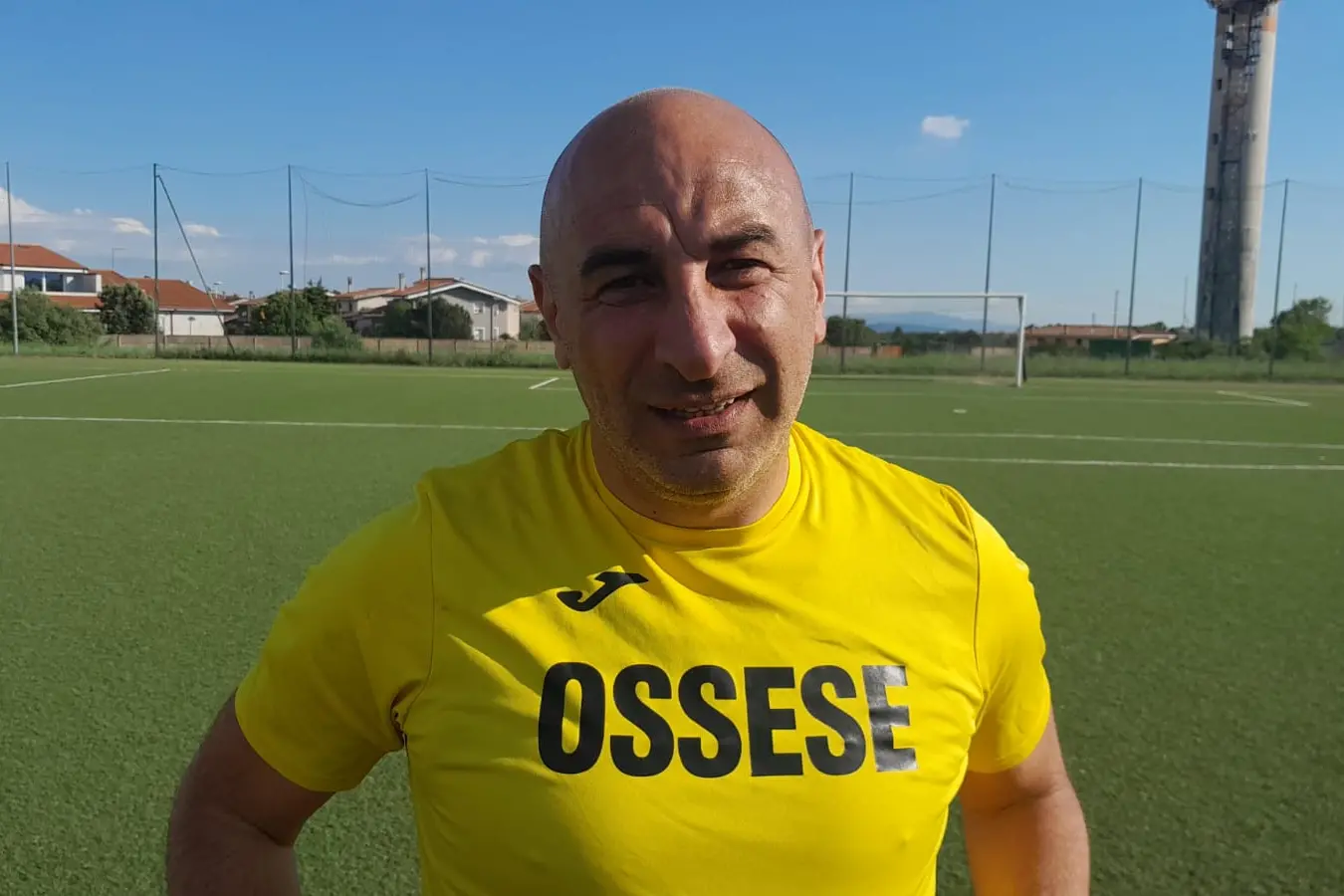 L'allenatore dell'Ossese Mario Fadda (foto L'Unione Sarda)