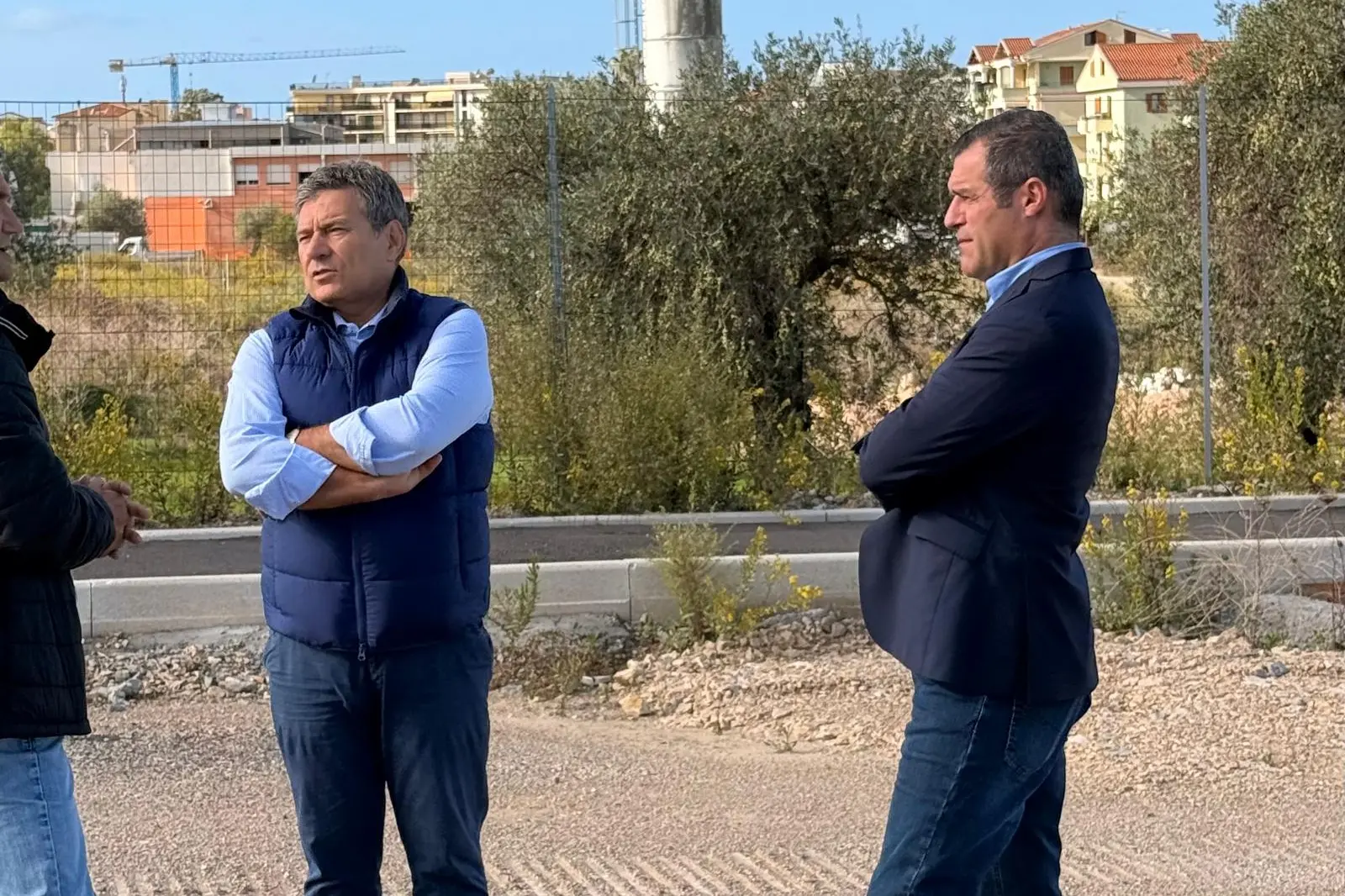 Il sopralluogo dell’assessore Marinaro con il sindaco Cacciotto