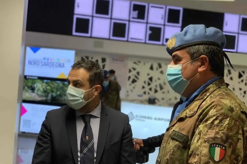 Michele Pais e il generale Di Stasio (foto Fiori)