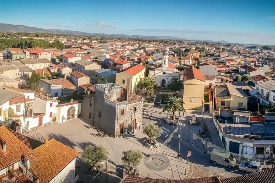 Il centro storico di San Nicolò d'Arcidano (Foto del Comune)