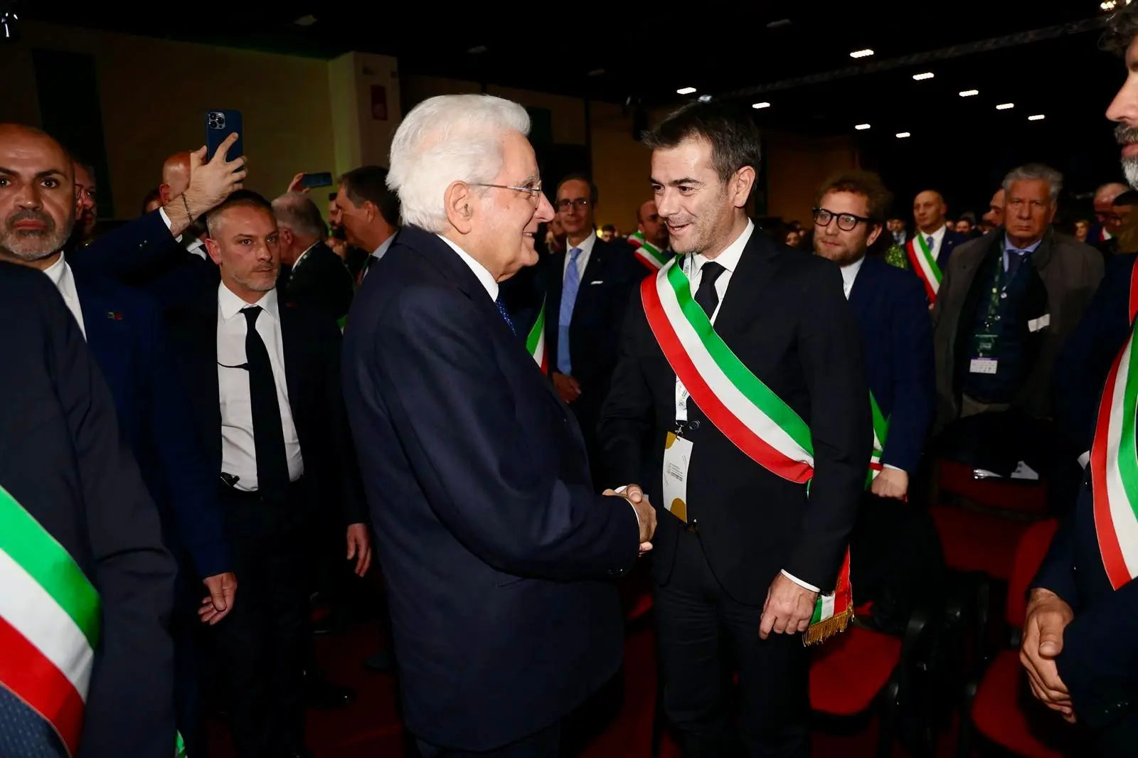 Massimo Zedda e Sergio Mattarella