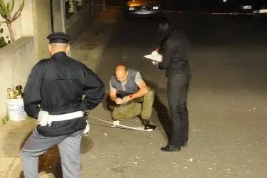 Rilievi sul luogo dell'esplosione - foto alessandra chergia