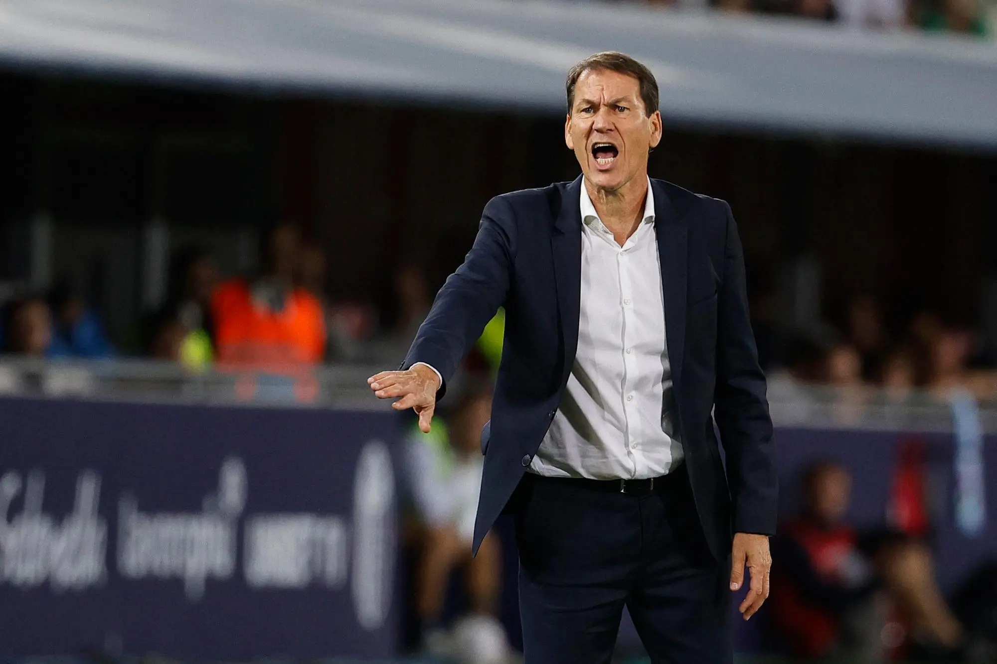 Il tecnico del Napoli Rudi Garcia (Ansa)