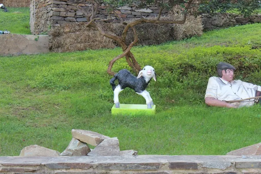 La statua dell'agnellino (foto ufficio stampa)